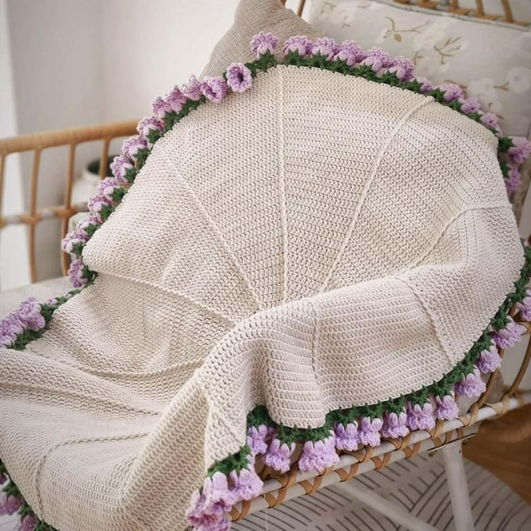 Crofloria™ Crochet Bouquet Blanket