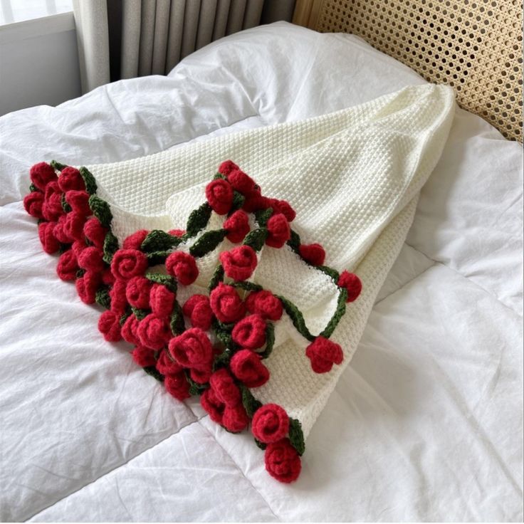 Crofloria™ Crochet Bouquet Blanket