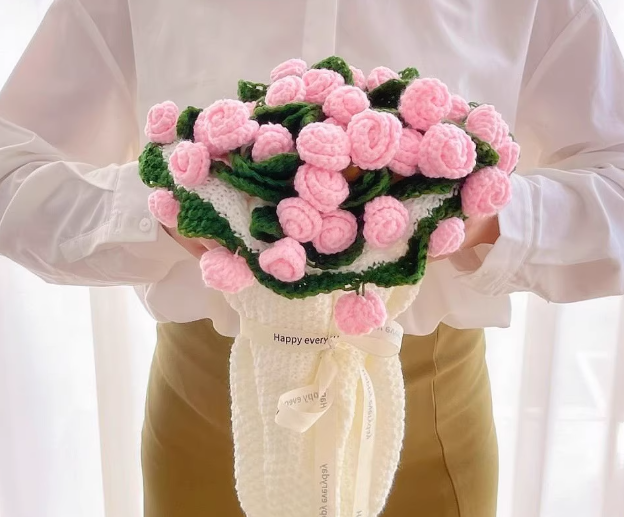 Crofloria™ Crochet Bouquet Blanket