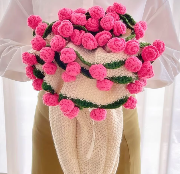 Crofloria™ Crochet Bouquet Blanket