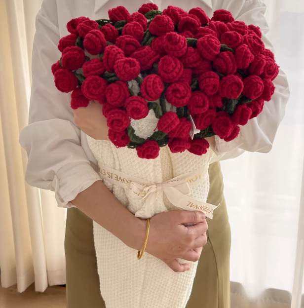 Crofloria™ Crochet Bouquet Blanket