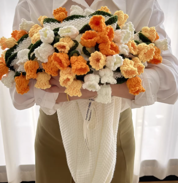 Crofloria™ Crochet Bouquet Blanket