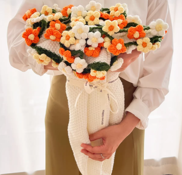 Crofloria™ Crochet Bouquet Blanket